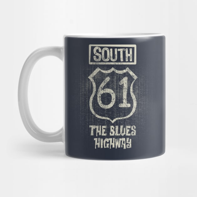 South 61 The Blues Highway Vintage by Designkix